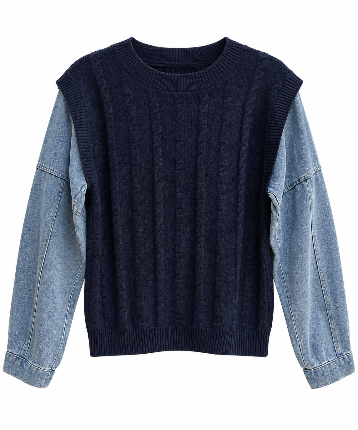SUETER DENIM VERA AZUL