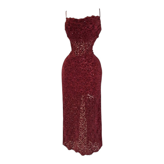 VESTIDO SASHA SPARKLE TIRANTE