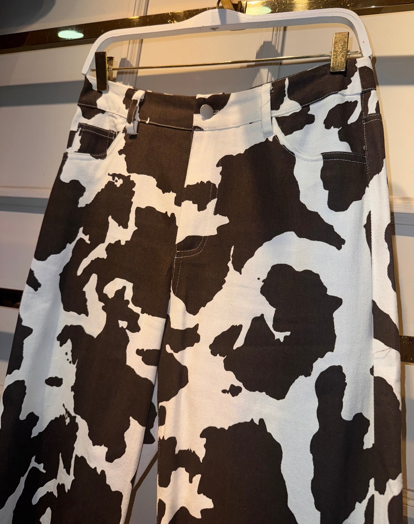 JEANS COW PRINT CAFE