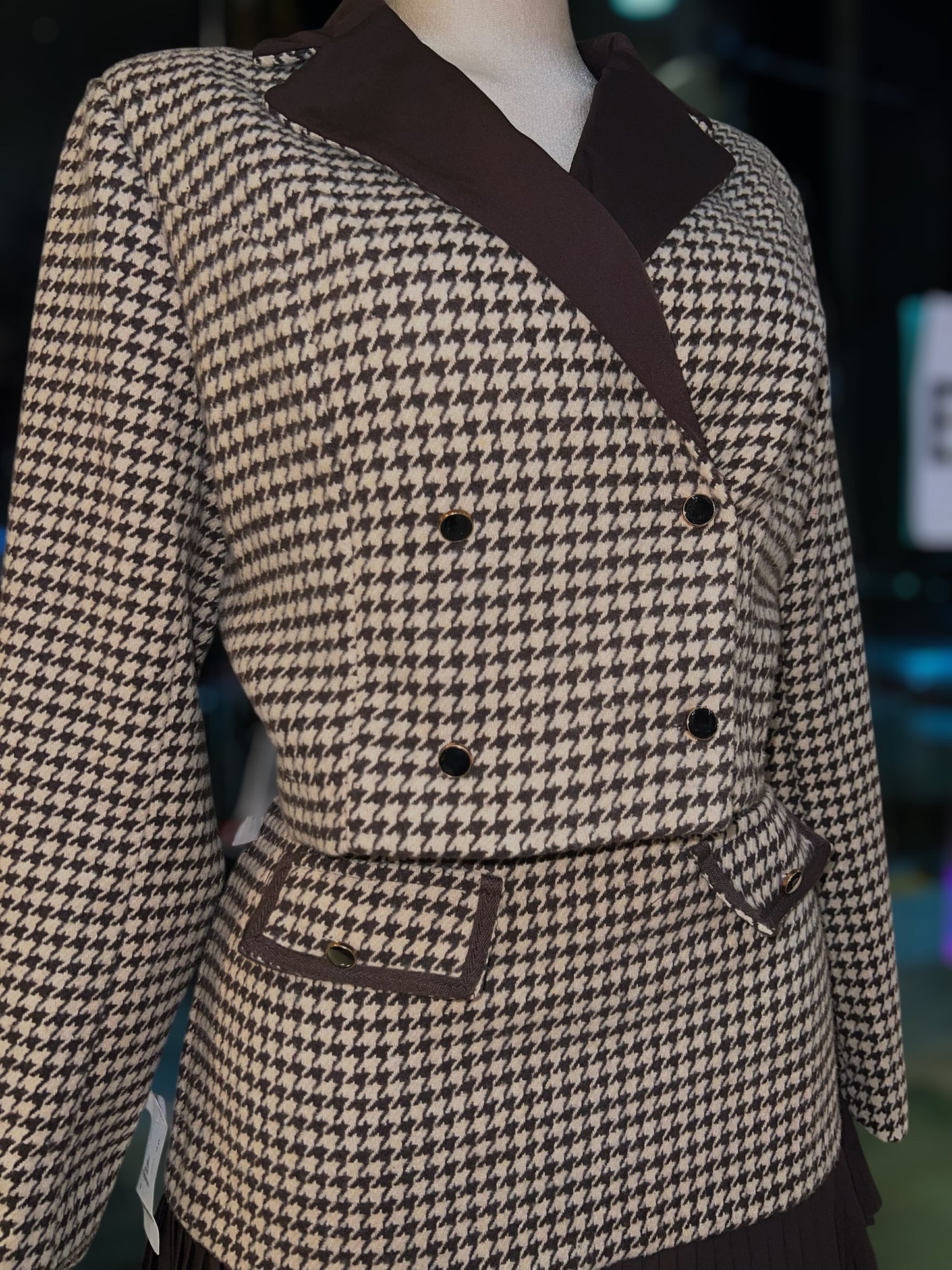SET STEF HOUNDSTOOTH
