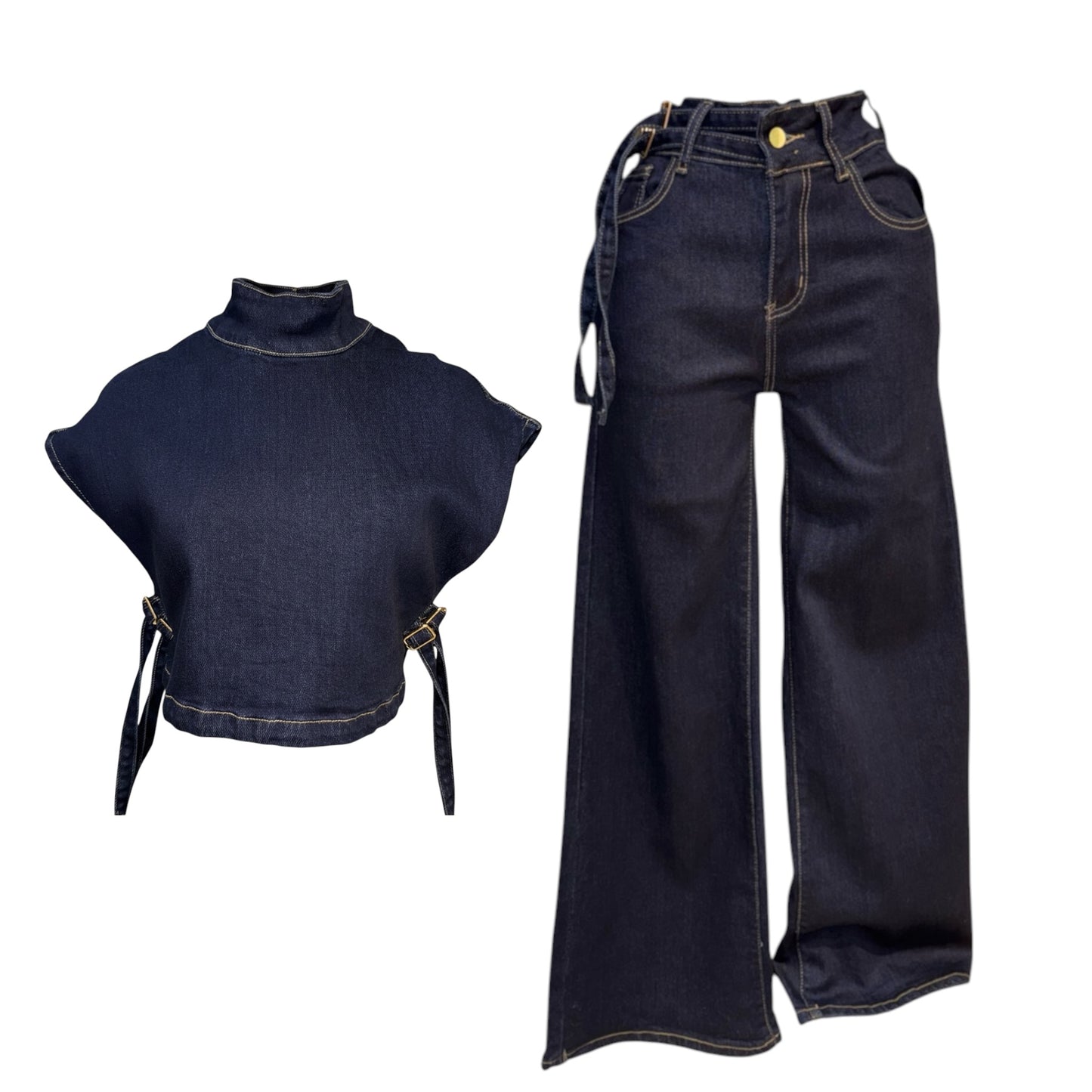 SET MINERVA CINTOS DENIM
