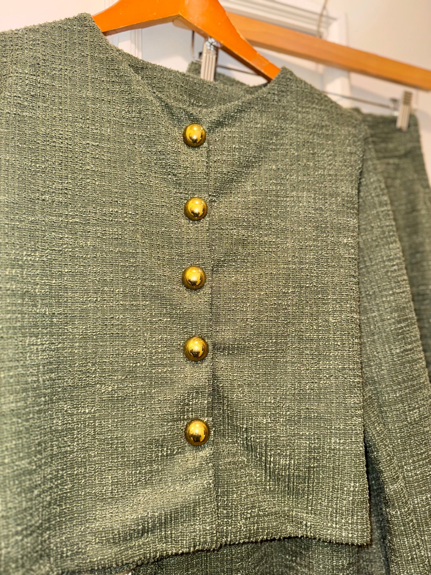 SET ALMA TWEED VERDE