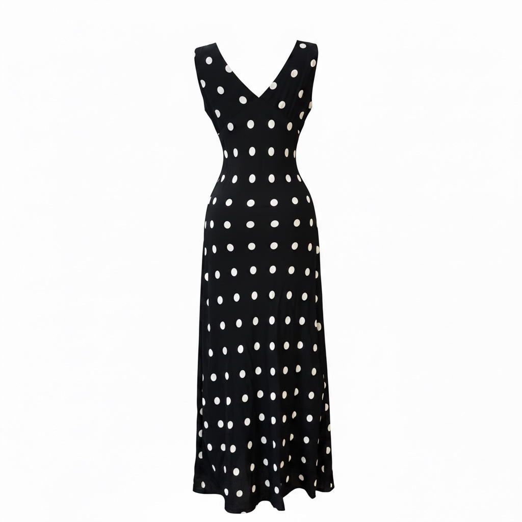 VESTIDO MIDI POLKA DOT