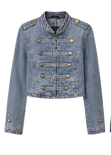 JACKET DENIM NAPOLY GRIS