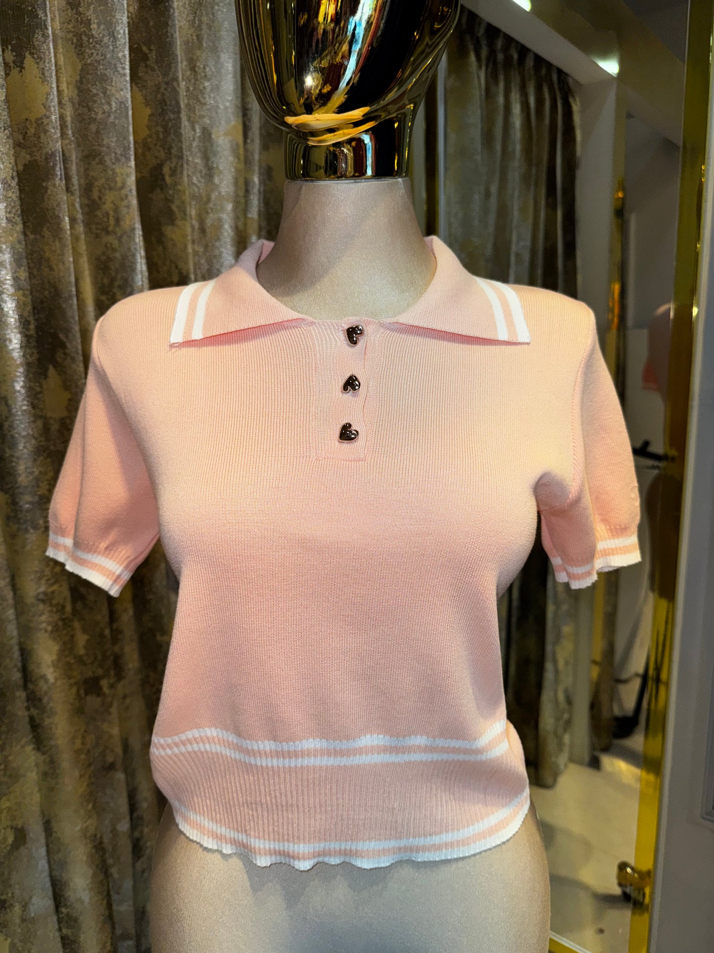 BLUSA CORAZÓN METAL