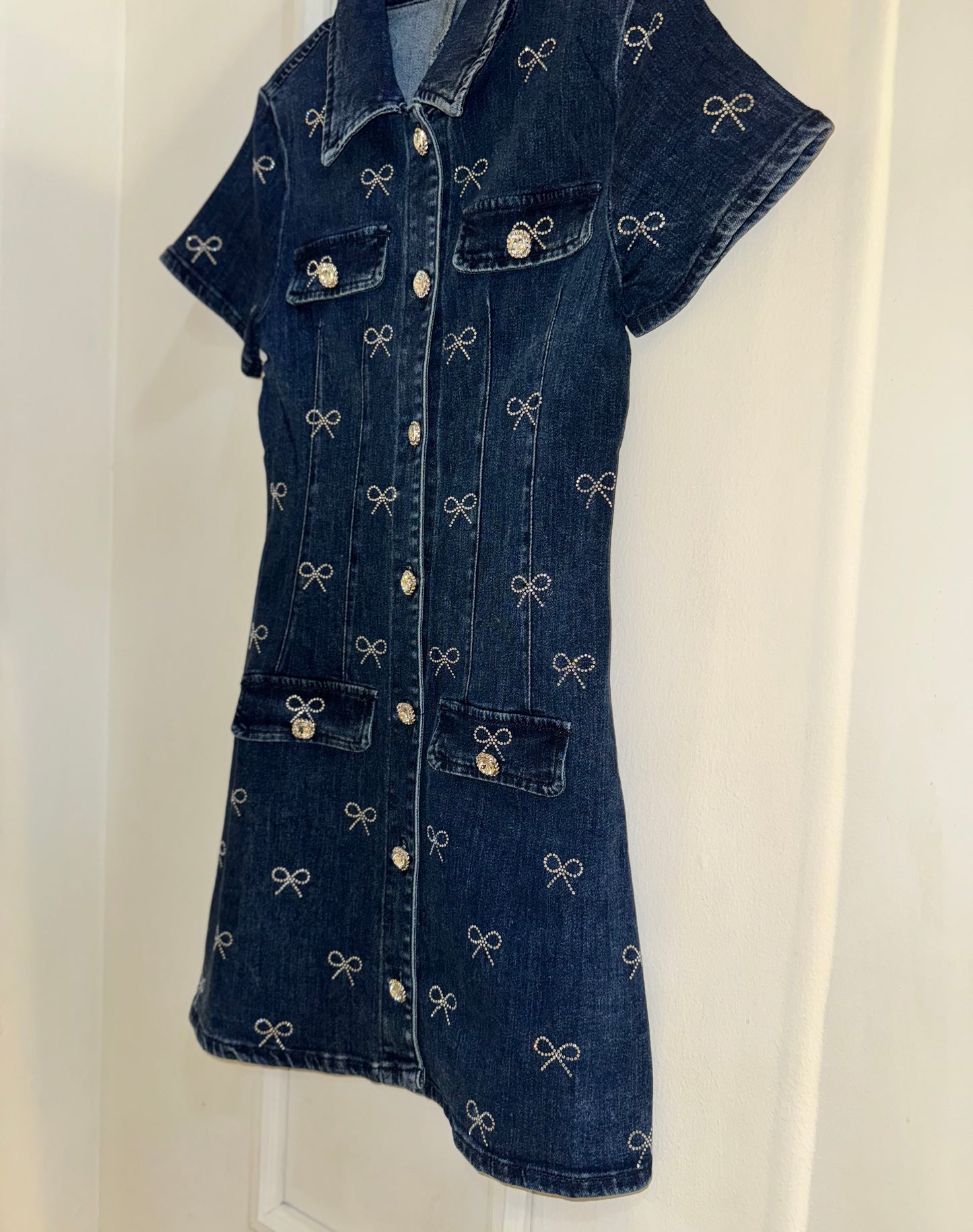 VESTIDO LOIS DENIM BOW