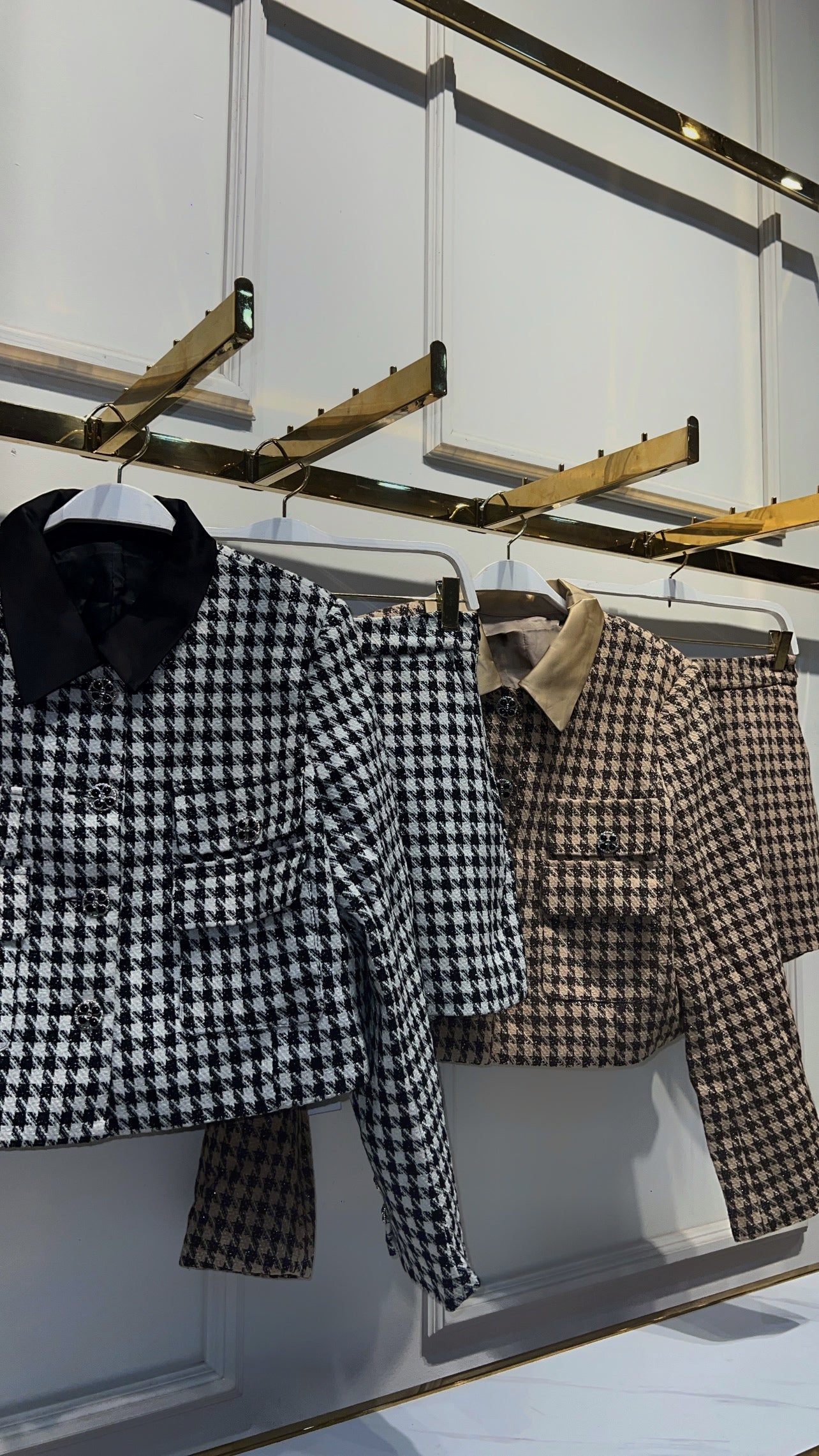 SET TWEED SELENE CAFE