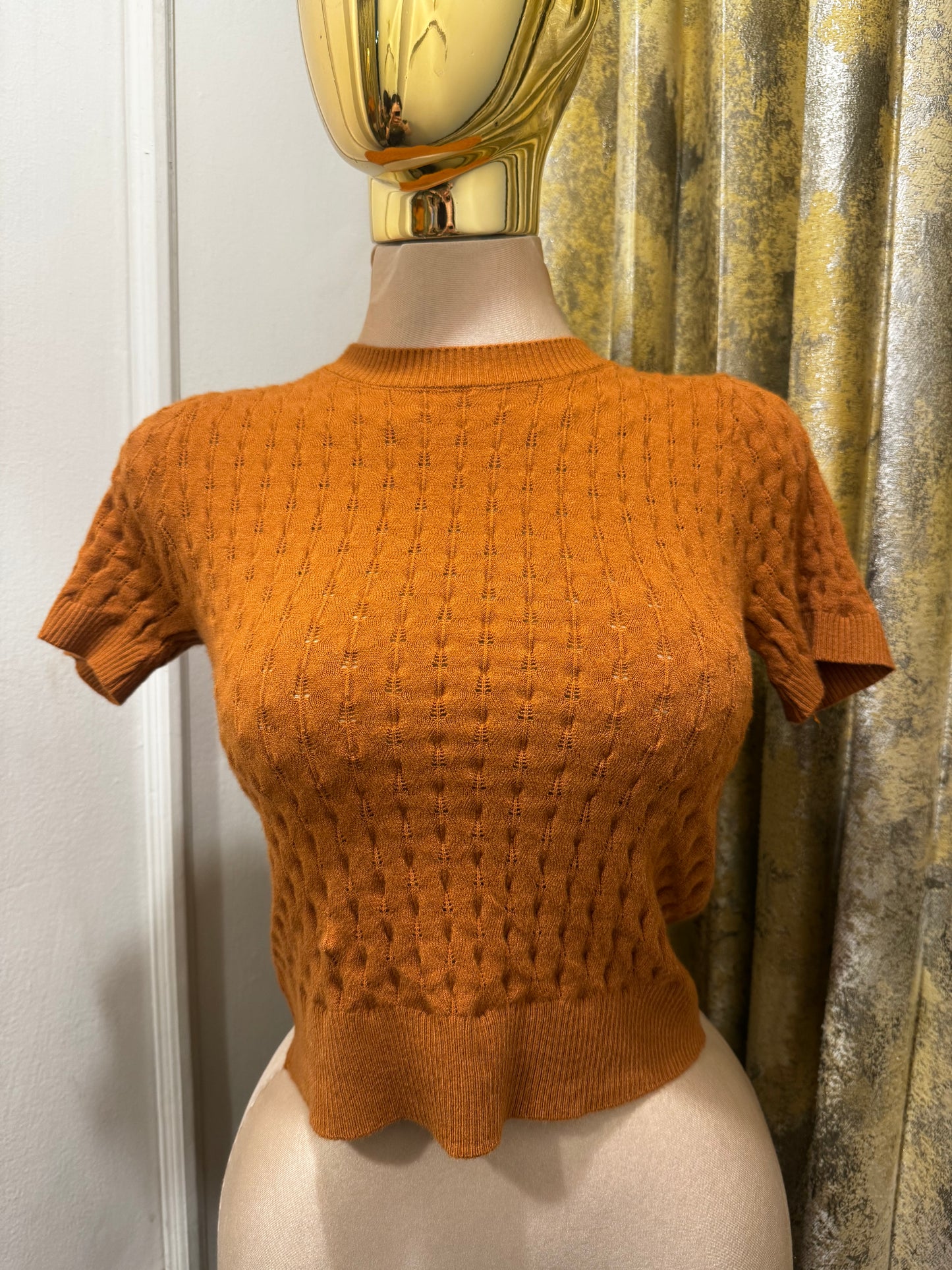 BLUSA GEOMETRICA PUNTO MC