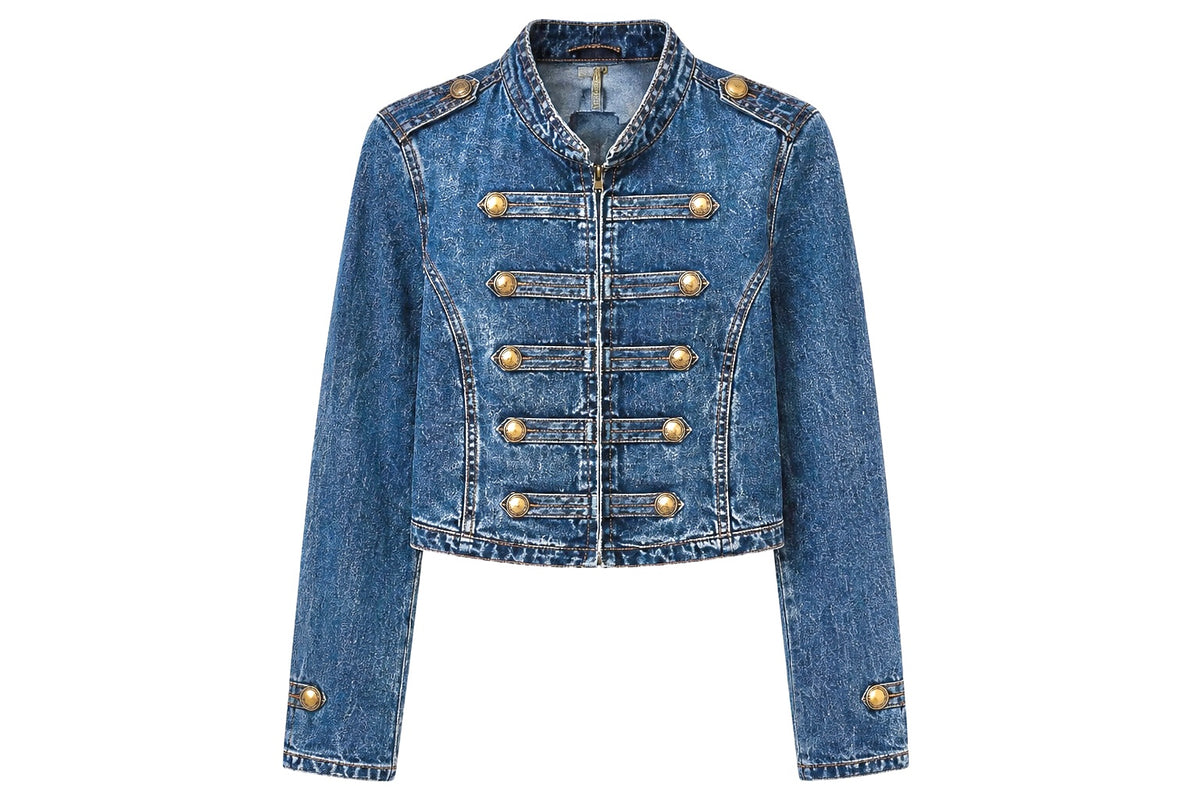 JACKET DENIM NAPOLY AZUL MEDIO