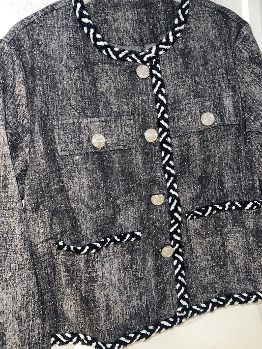 JACKET LINETTE DENIM GRIS