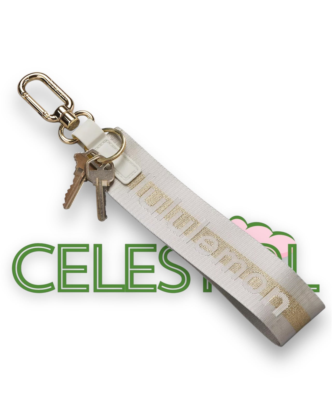 NEVER LOST KEYCHAIN ROSA