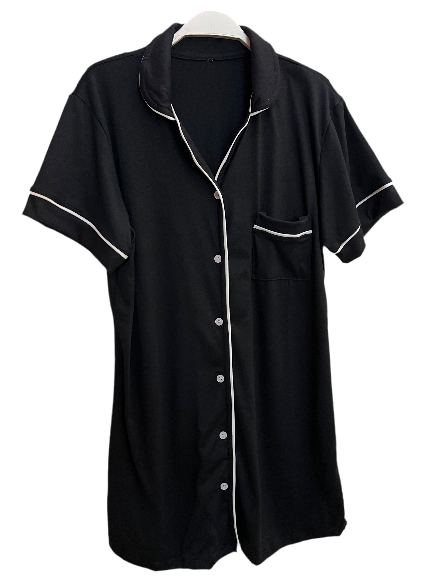 PIJAMA VESTIDO TOTAL NEGRO