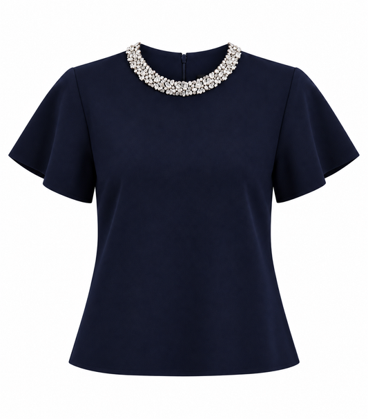 BLUSA CLARISSA AZUL
