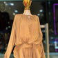 VESTIDO PETAL MOKA