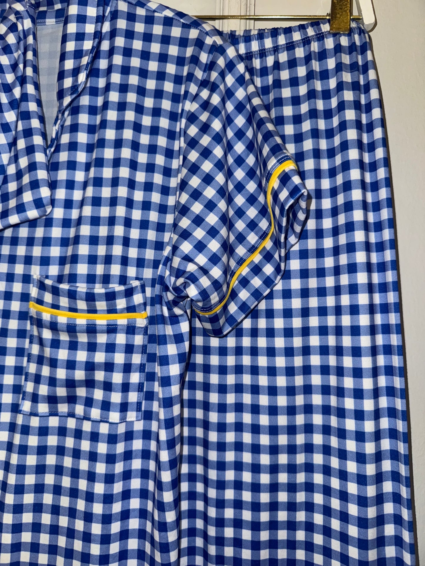 PIJAMA CUADROS VICHY PANTALÓN