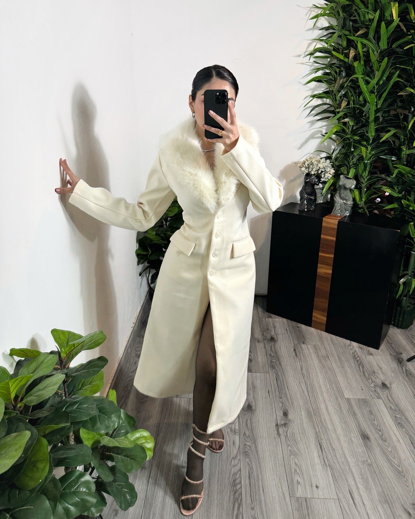 GABARDINA MOB WIFE IVORY