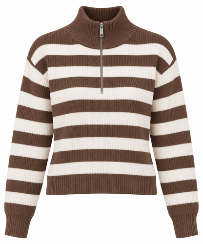 SUETER JOY LINEAS GRIS