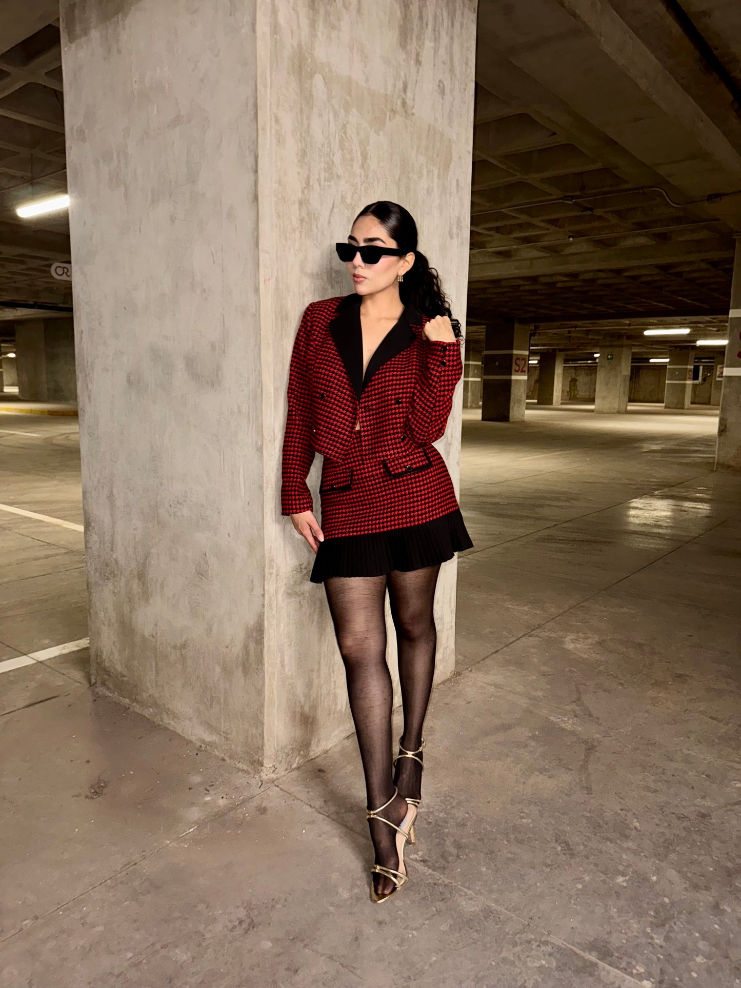 SET STEF HOUNDSTOOTH