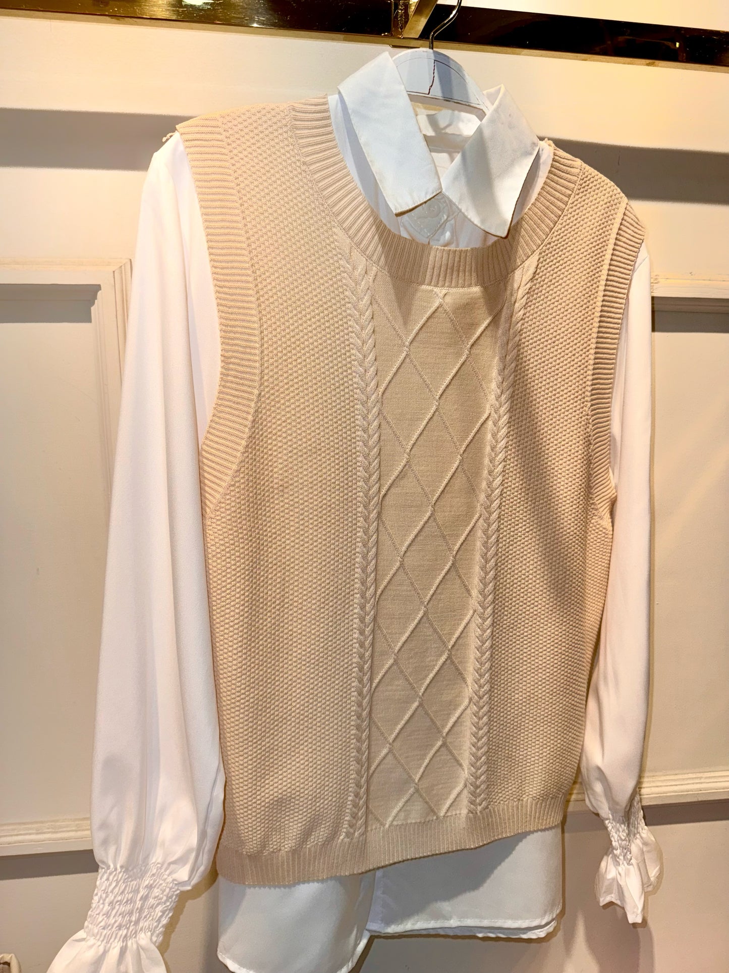 BLUSA WINDSOR BEIGE