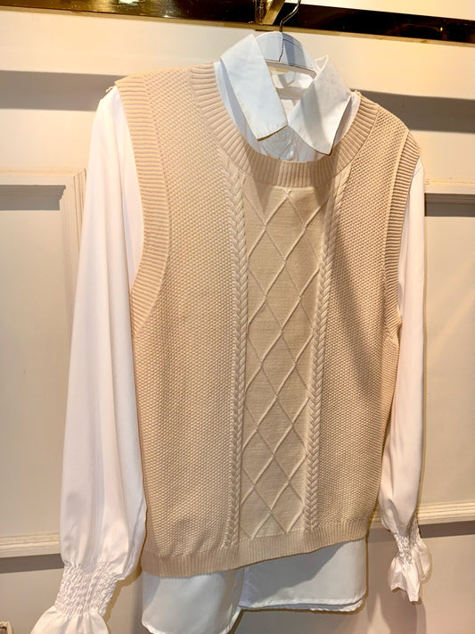 BLUSA WINDSOR BEIGE