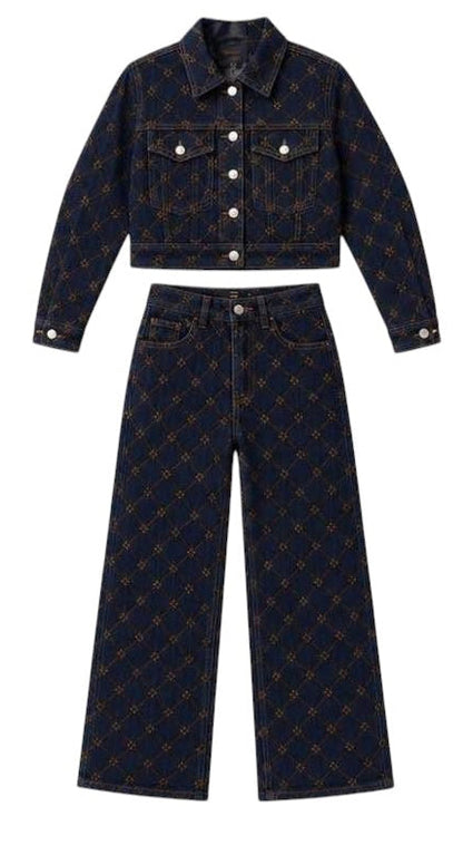 SET DENIM LUISA AZUL MEDIO