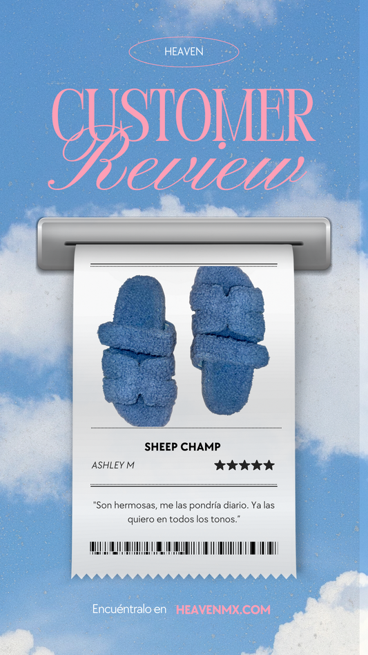 Sandalia Sheep CHAMP AZUL