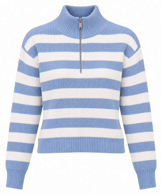 SUETER JOY LINEAS AZUL