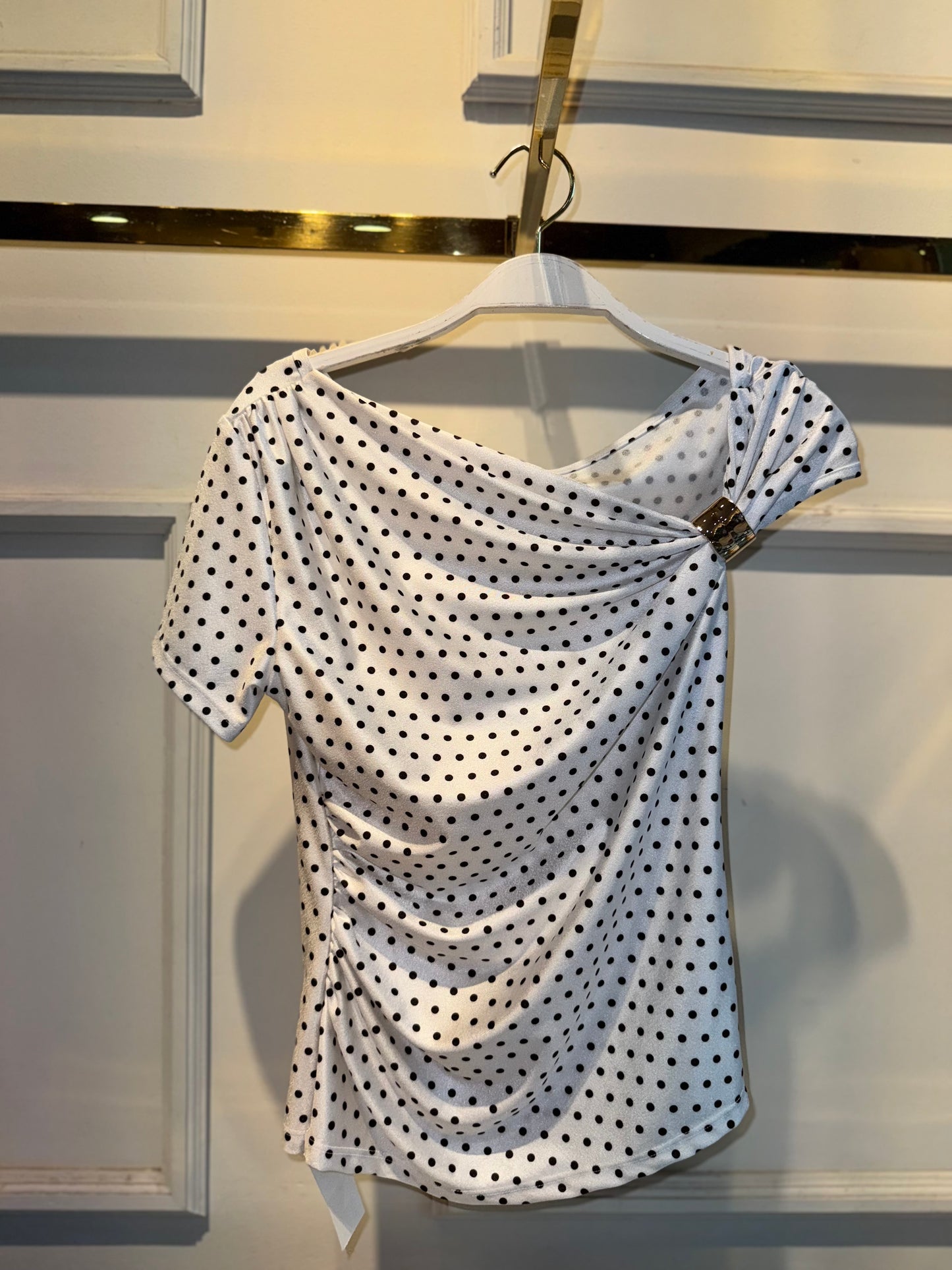 BLUSA LUNARES BLANCO