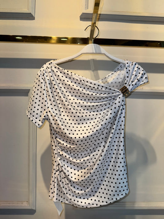 BLUSA LUNARES BLANCO