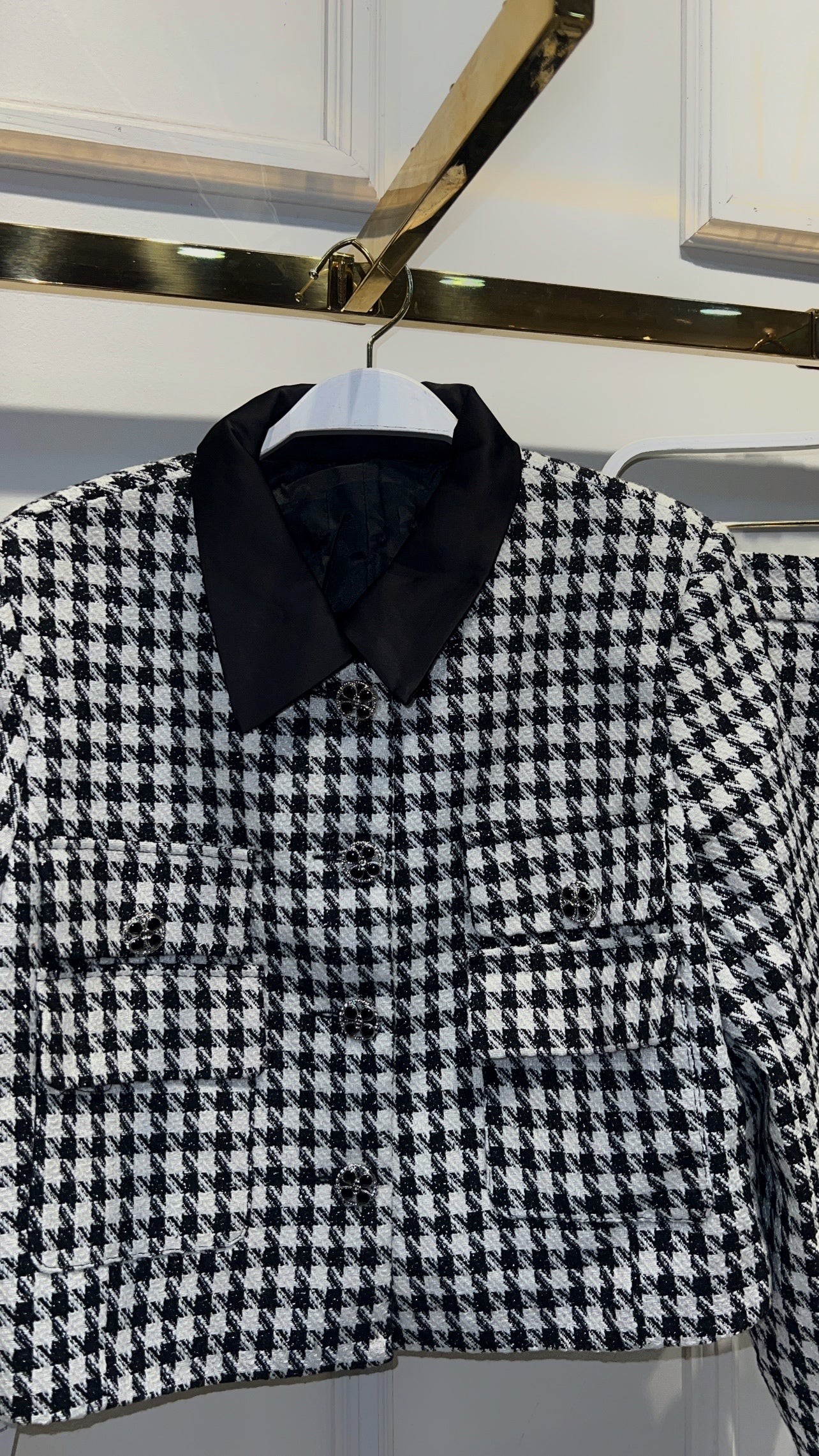 SET TWEED SELENE NEGRO