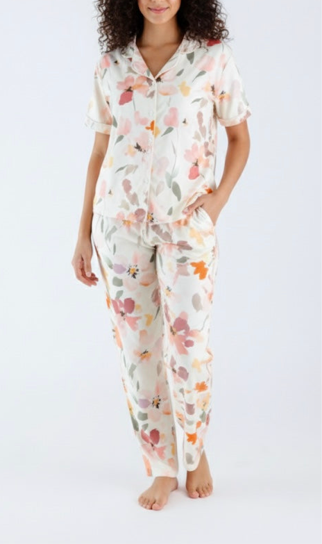 PIJAMA PANTALÓN ACUARELA NUDE