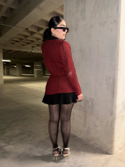 SET STEF HOUNDSTOOTH