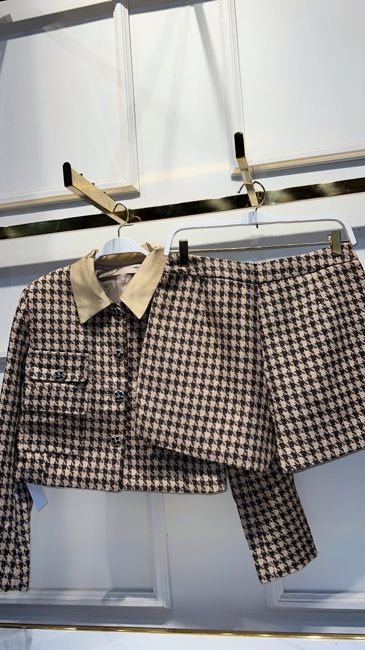 SET TWEED SELENE CAFE