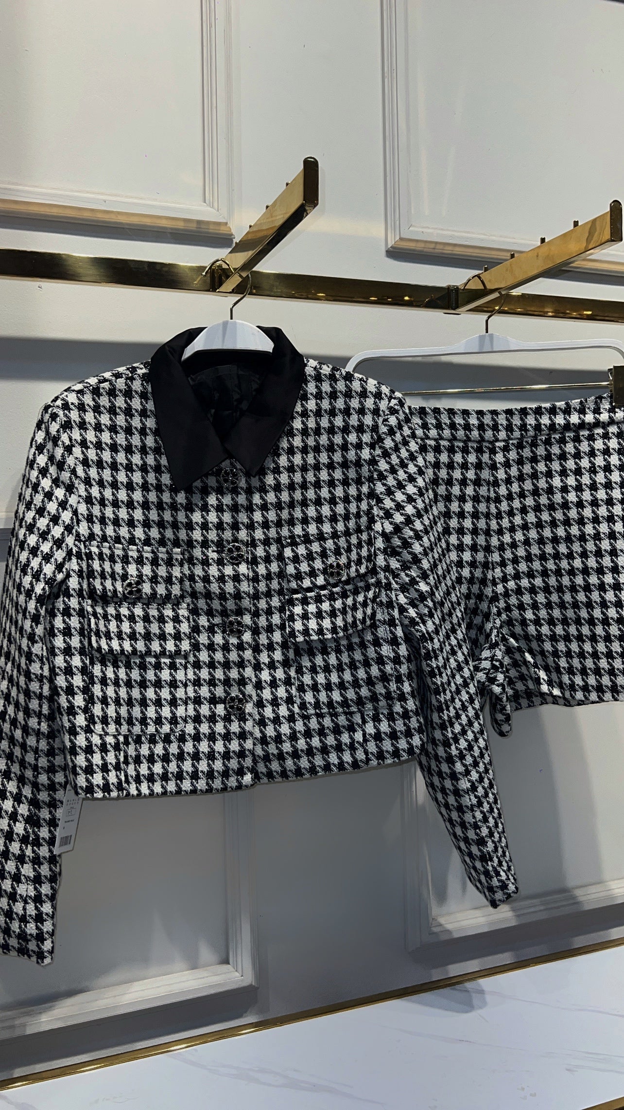 SET TWEED SELENE NEGRO