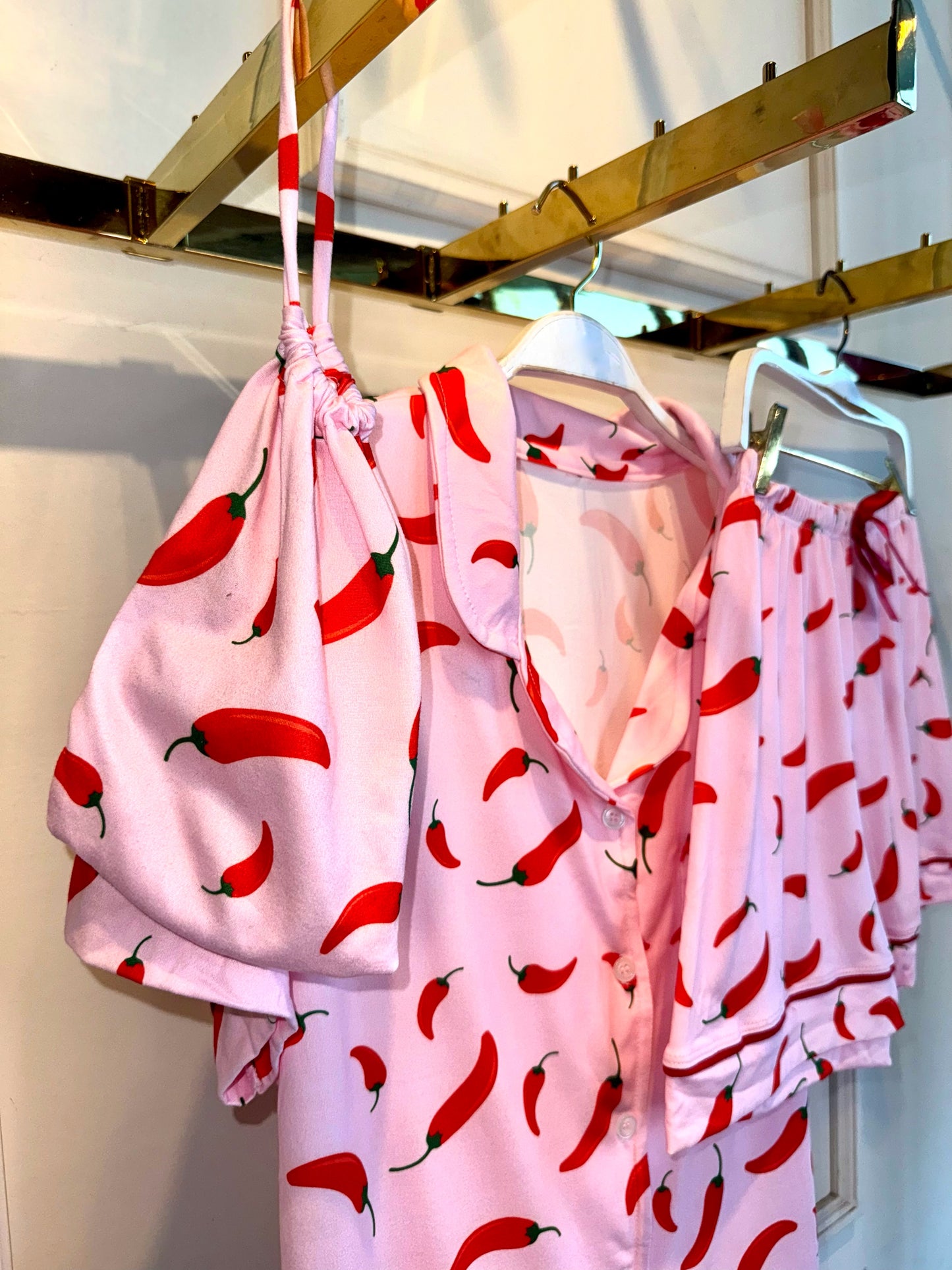 PIJAMA SHORT SPICY 🌶️ PINK