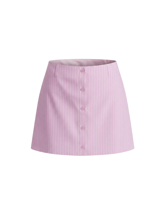 FALDA POPLIN ROSA