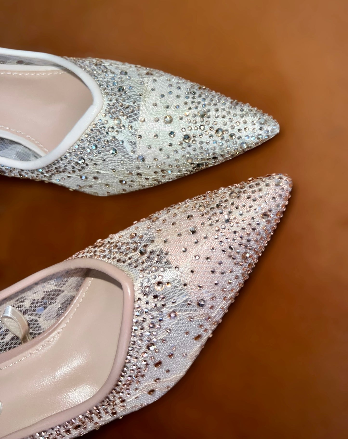 ZAPATILLA LACE BRIDE ROSE