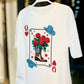 PLAYERA CARTA VAQUERA FLORES