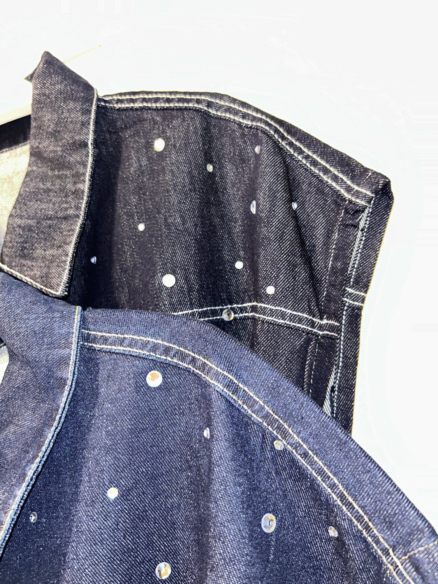 VESTIDO DENIM STONES