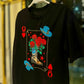 PLAYERA CARTA VAQUERA FLORES