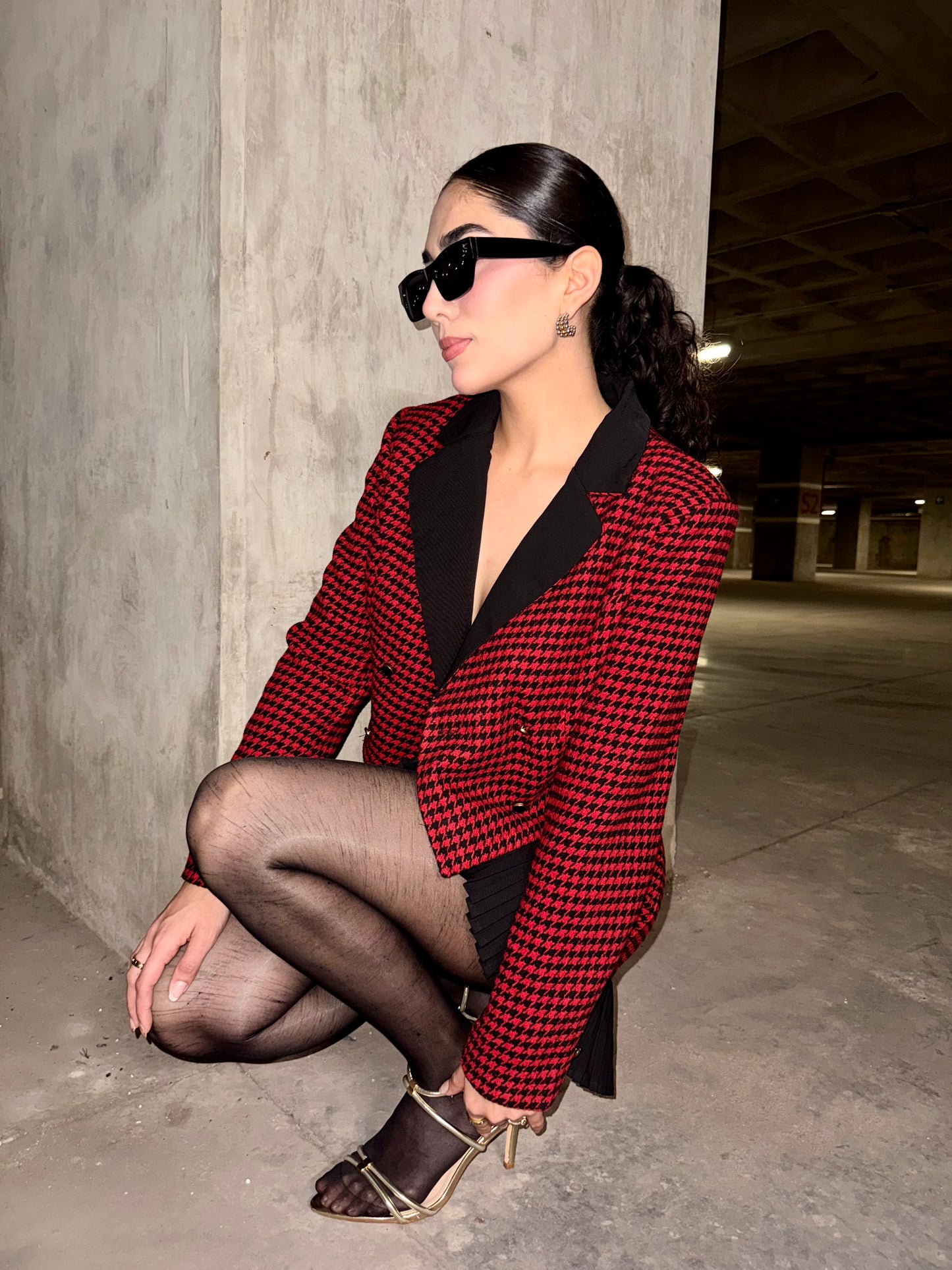 SET STEF HOUNDSTOOTH