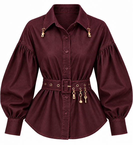 BLUSA JACKET DENIM EMMA VINO