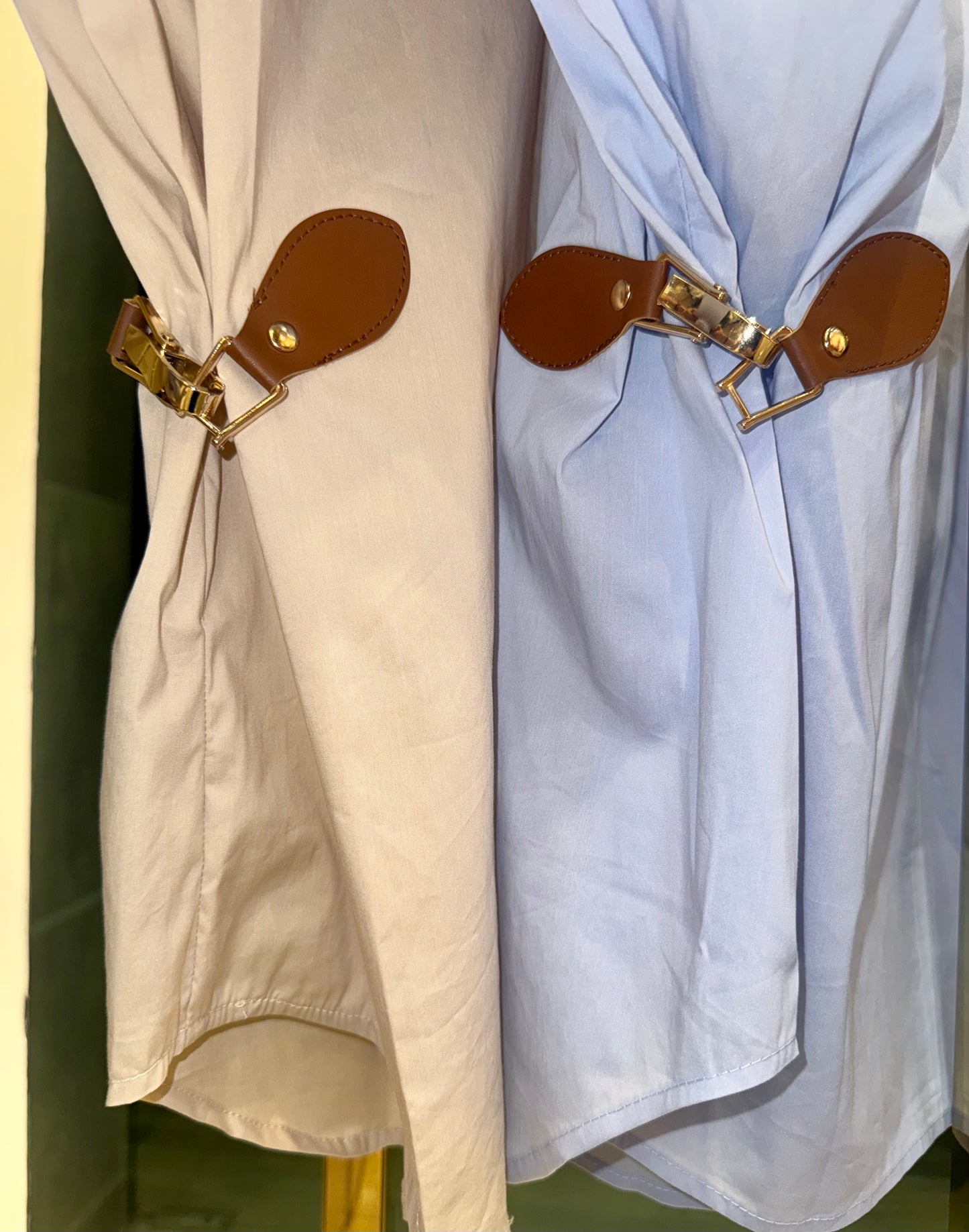 BLUSA CAMISERA WEST BEIGE