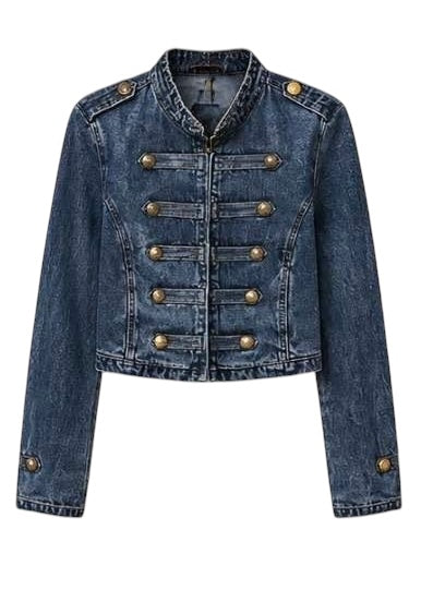 JACKET DENIM NAPOLY GRIS