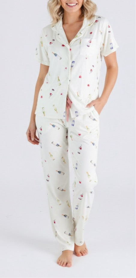 PIJAMA PANTALÓN WINE O’CLOCK