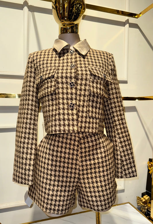 SET TWEED SELENE CAFE