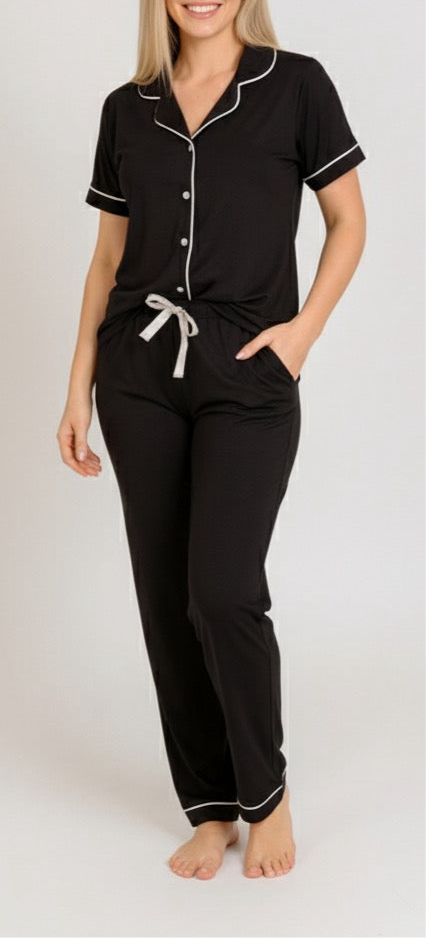 PIJAMA PANTALÓN TOTAL NEGRO