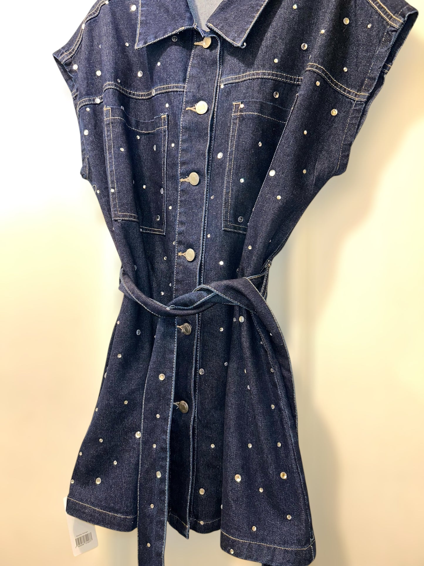 VESTIDO DENIM STONES