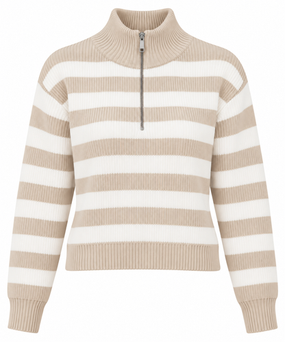 SUETER JOY LINEAS GRIS