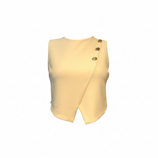 BLUSA FELICITY BOTON DORADO